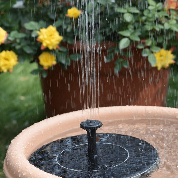 Mosrugs | Solar Bird Bath Fountain – Relaxing Garden Water Feature with Soothing Sounds