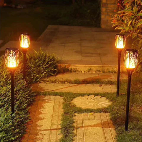 Mosrugs | SolarFlare – Outdoor Solar Torch with Realistic Flickering Flame & Weatherproof Design