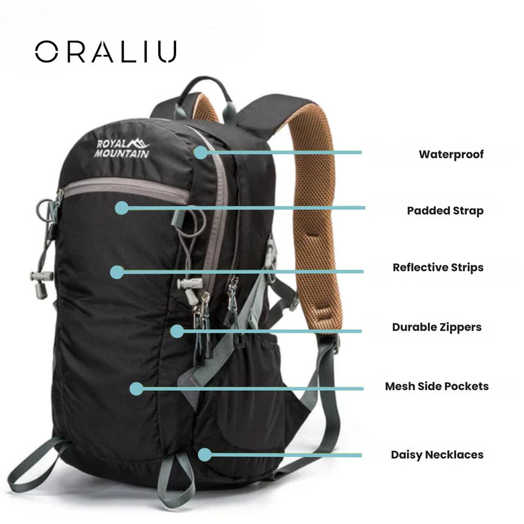 Mosrugs | 30L Outdoor Backpack – Waterproof, Lightweight & Durable Hiking Rucksack