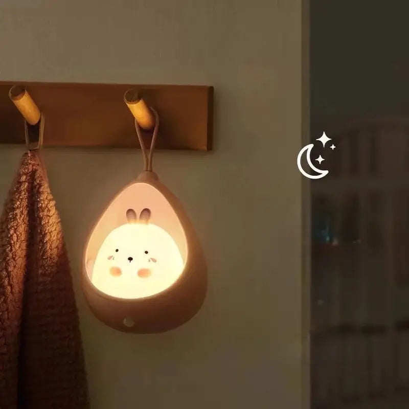 Mosrugs | PurrLight – Cute Animal Night Light LED Bedside Lamp for Kids
