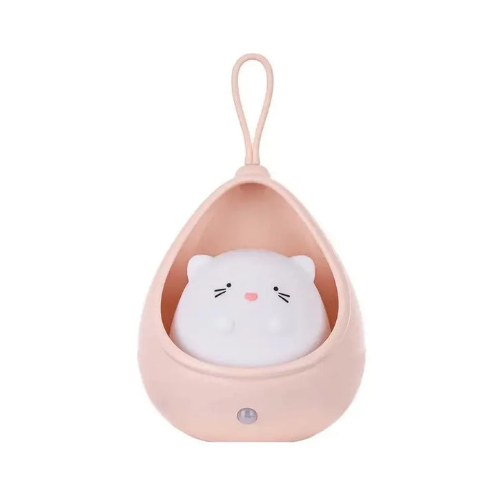 Mosrugs | PurrLight – Cute Animal Night Light LED Bedside Lamp for Kids