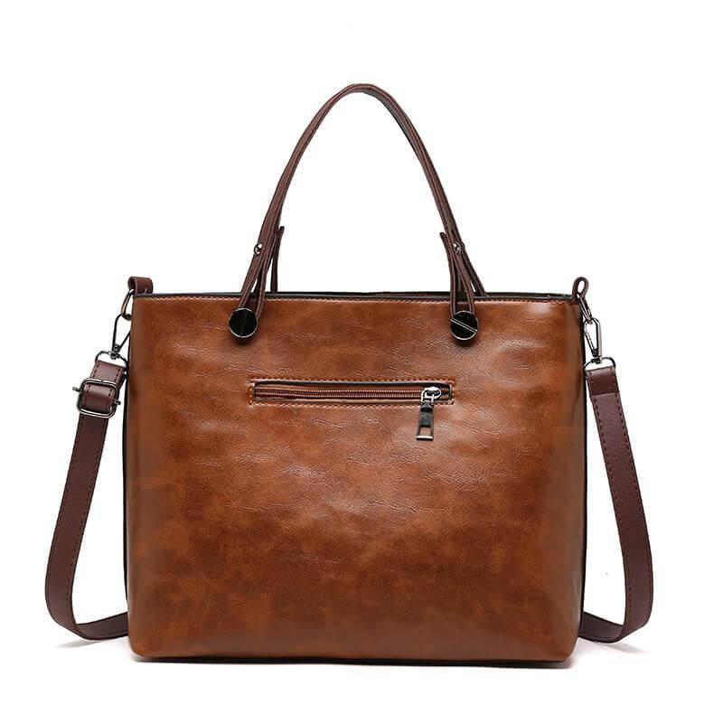 Mosrugs | Vintage Leather Autumn Shoulder Bag for Women – Stylish PU Crossbody Tote