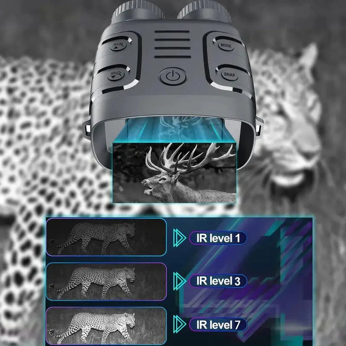 Mosrugs | Digital Night Vision Binoculars – 5x Zoom, Infrared, HD Quality