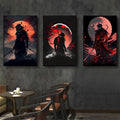 Mosrugs | BlossomBlade - Samurai Canvas Art with Cherry Blossoms