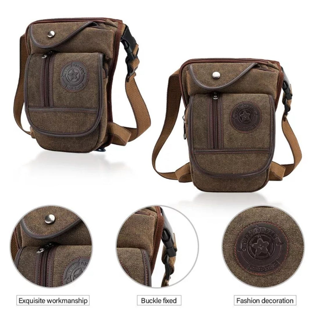 Mosrugs | Outdoor Leg Bag – Waterproof Motorcycle Thigh & Hip Pouch for Travel & Adventure
