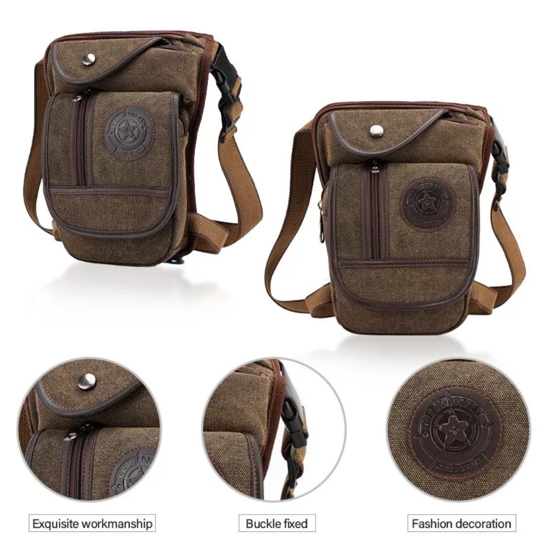 Mosrugs | Outdoor Leg Bag – Waterproof Motorcycle Thigh & Hip Pouch for Travel & Adventure