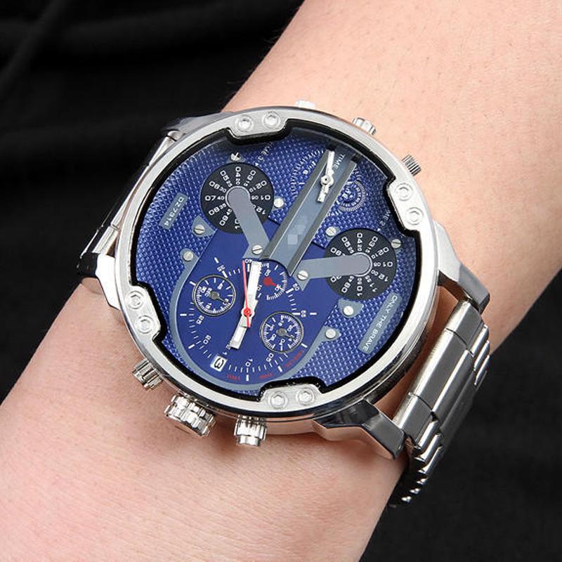 Mosrugs | Stainless Steel Chronograph Quartz Watch – Elegant Men’s Luxury Timepiece