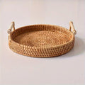 Mosrugs | EcoRiva - Woven Rattan Serving Tray