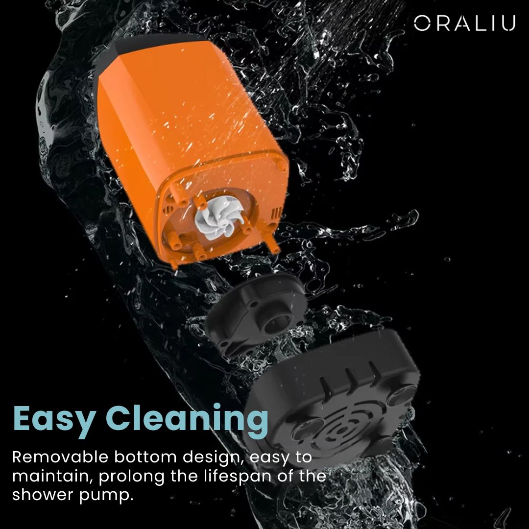 Mosrugs | Portable Camping Shower with Pump – USB Rechargeable, 4400mAh Battery, Compact & Easy Setup
