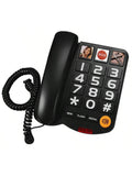 Mosrugs | Wired Home Telephone for Seniors – Stylish, Simple & Durable