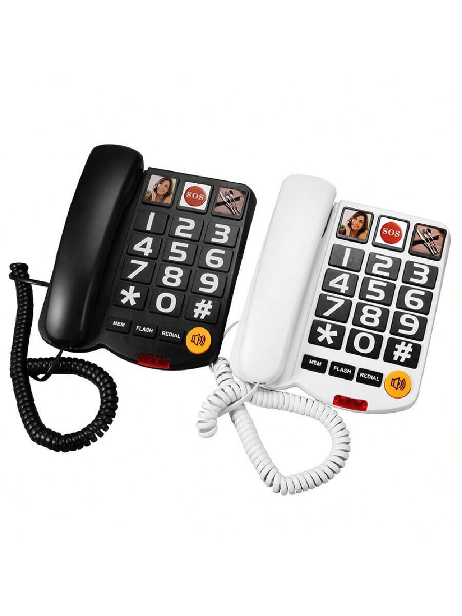 Mosrugs | Wired Home Telephone for Seniors – Stylish, Simple & Durable