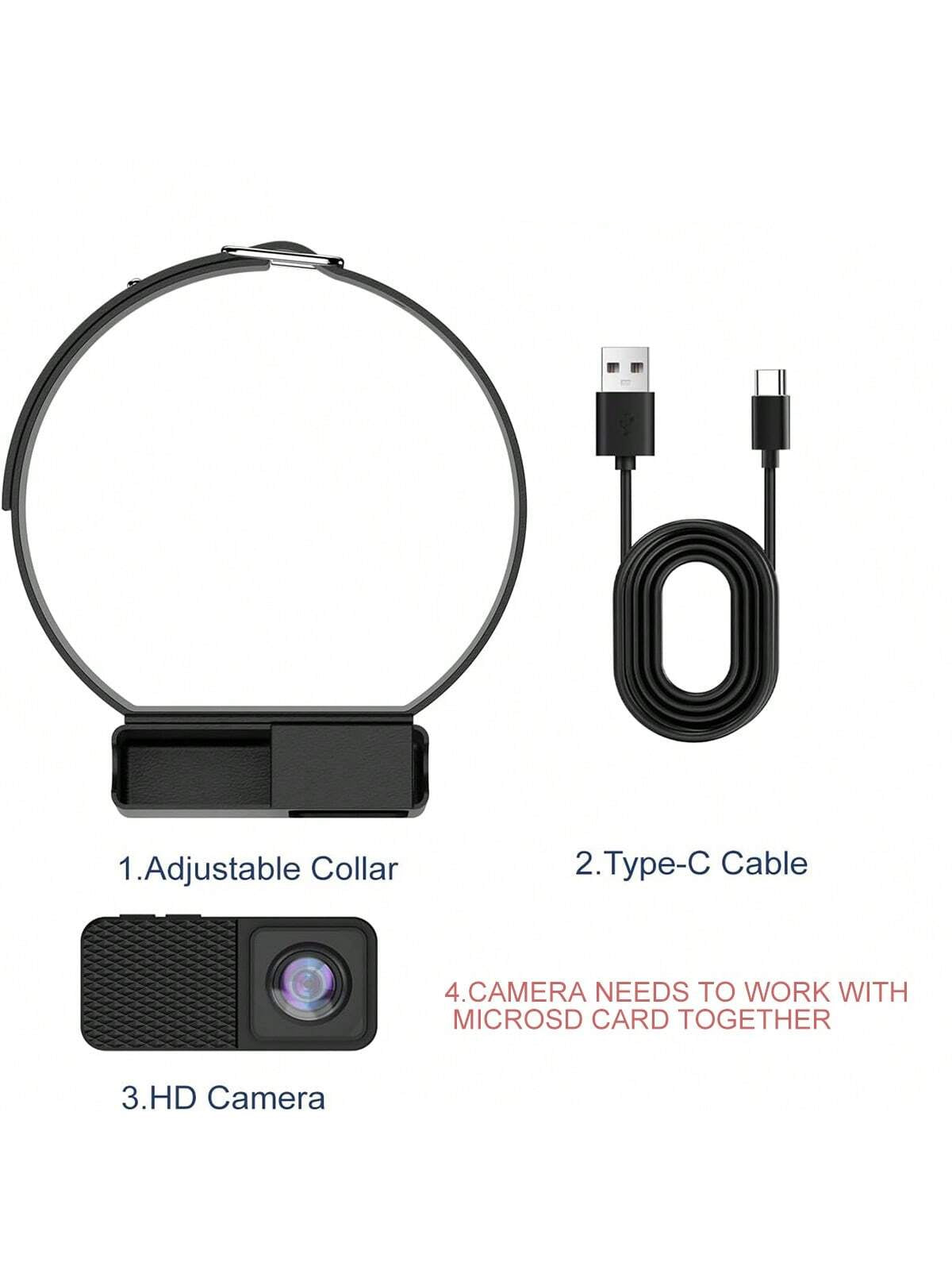 Mosrugs | Portable 160° Pet Camera for Cats & Dogs with 1080P HD Video – 32GB
