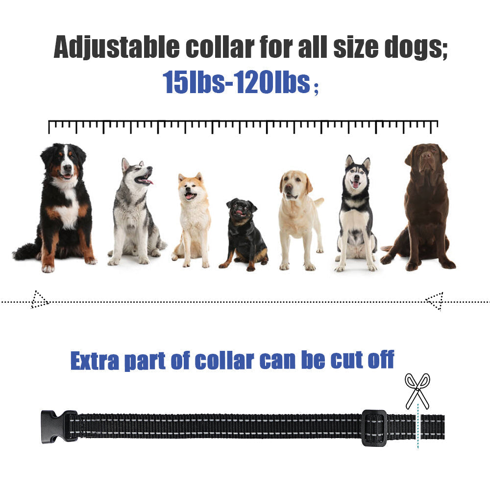 Mosrugs | Electric Dog Training Collar – 500m Remote Control, Waterproof IPX7, Shock, Vibration & Sound Modes