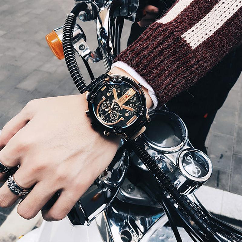 Mosrugs | Stainless Steel Chronograph Quartz Watch – Elegant Men’s Luxury Timepiece