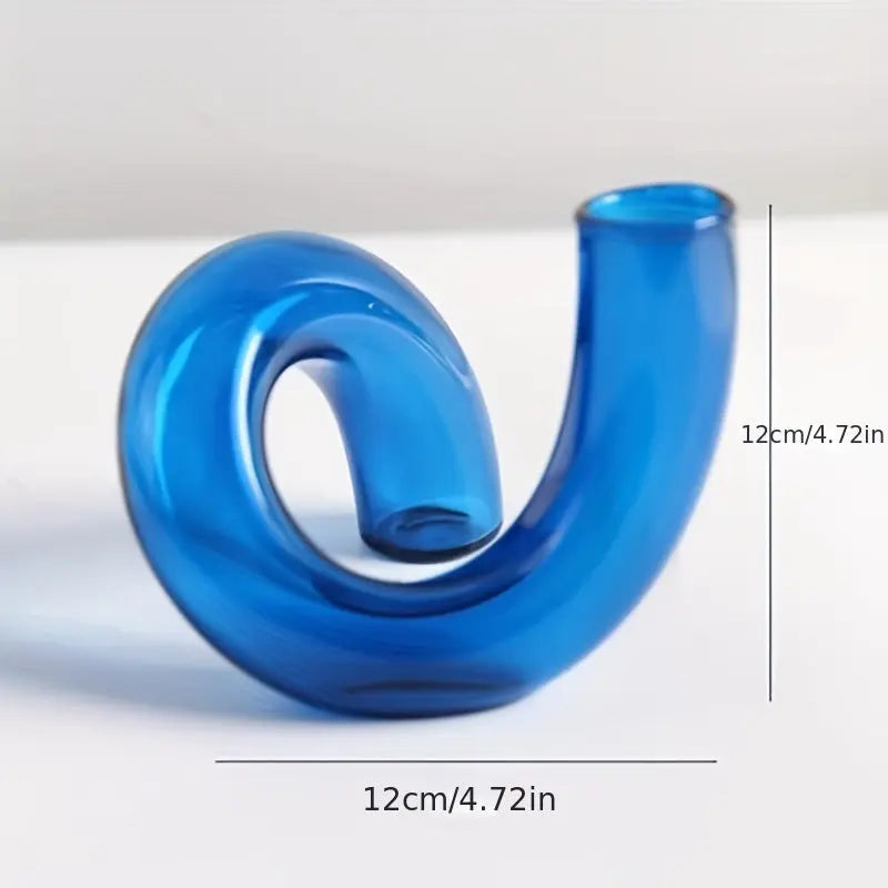 Mosrugs | TimelessGlow - Pedestal Glass Vase