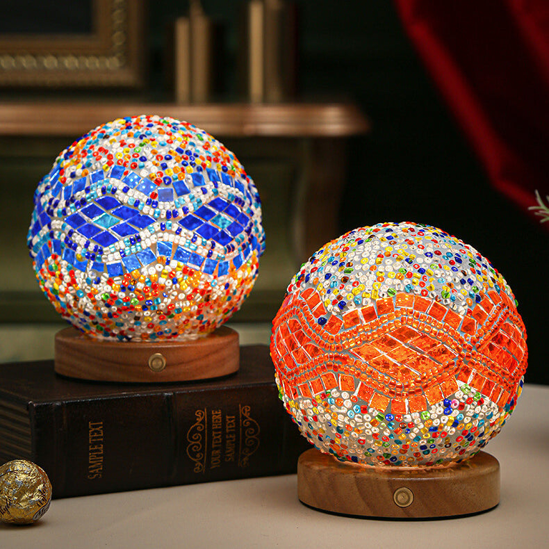 Mosrugs | BohoGlow – Modern Bohemian Table Lamp with USB Charging