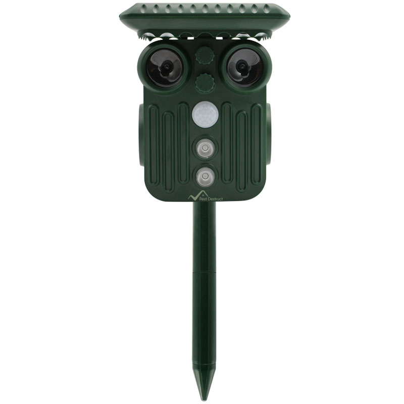 Mosrugs | Ultrasonic Solar Deer Repeller | 5 Adjustable Modes. Waterproof & Eco-Friendly for Home Gardens and Yards