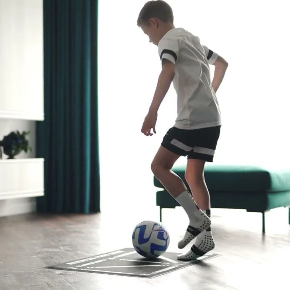 Mosrugs | Soccer Training Mat – Anti-Slip, Noise-Reducing Training Tool
