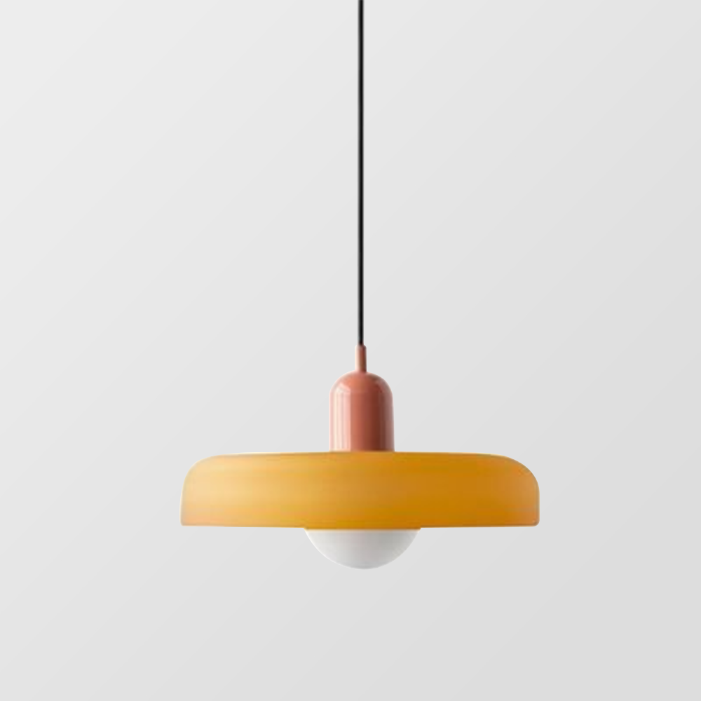 Mosrugs | Coloured Glass Pendant Light – Elegant Bauhaus-Style Hanging Lamp for Living Room & Dining Area