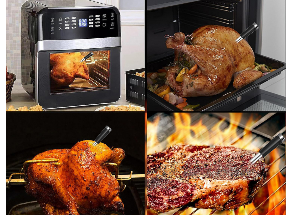 Mosrugs | Wireless Meat Thermometer – Perfect Steaks, BBQ, Fish, or Turkey Made Easy