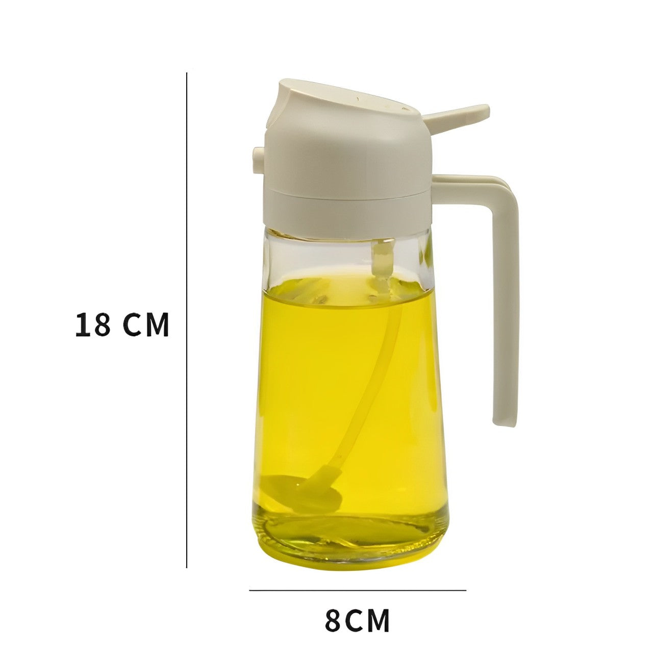 Mosrugs | 2-in-1 Olive Oil Dispenser & Sprayer – Perfect for Cooking, Salads, and BBQ