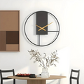 Mosrugs | Aurum | Minimalist Silent Wall Clock – Stylish Large Decorative Timepiece