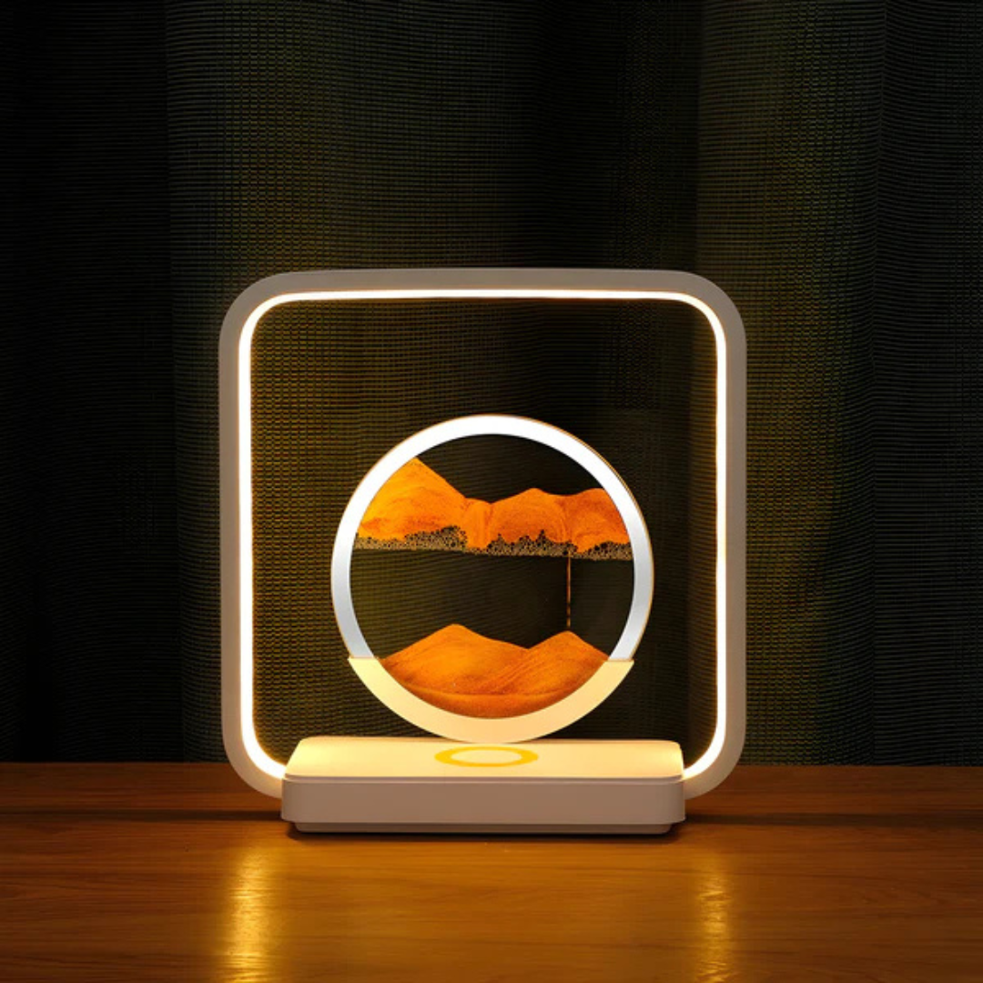 Mosrugs | SandAura | 3D LED Night Lamp with Flowing Sand Art