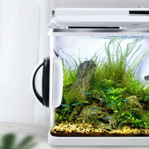 Mosrugs | Magnetic Aquarium Glass Cleaner | Easy-Grip Design & Corner-Savvy Blades for Crystal-Clear Views and Algae-Free Habitats