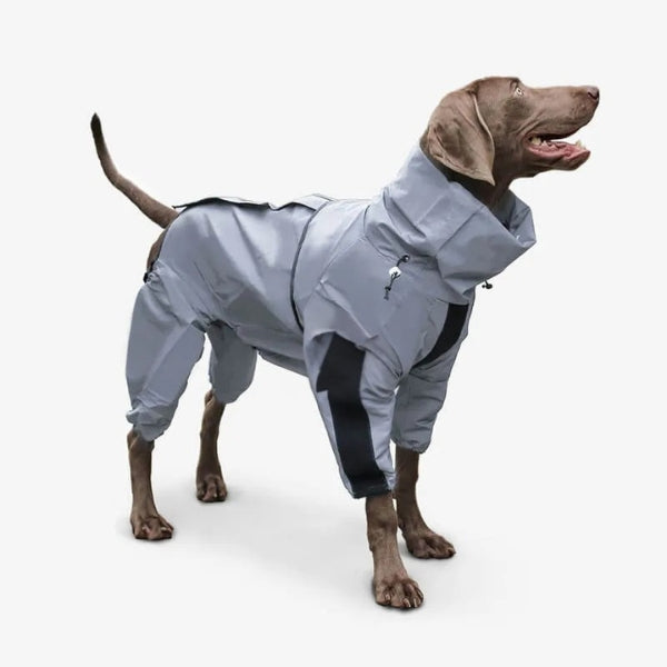 Mosrugs | Waterproof Dog Coat with Legs – Reflective Dog Rain Jacket for Small & Large Breeds | Best Rain Coat for Dogs UK