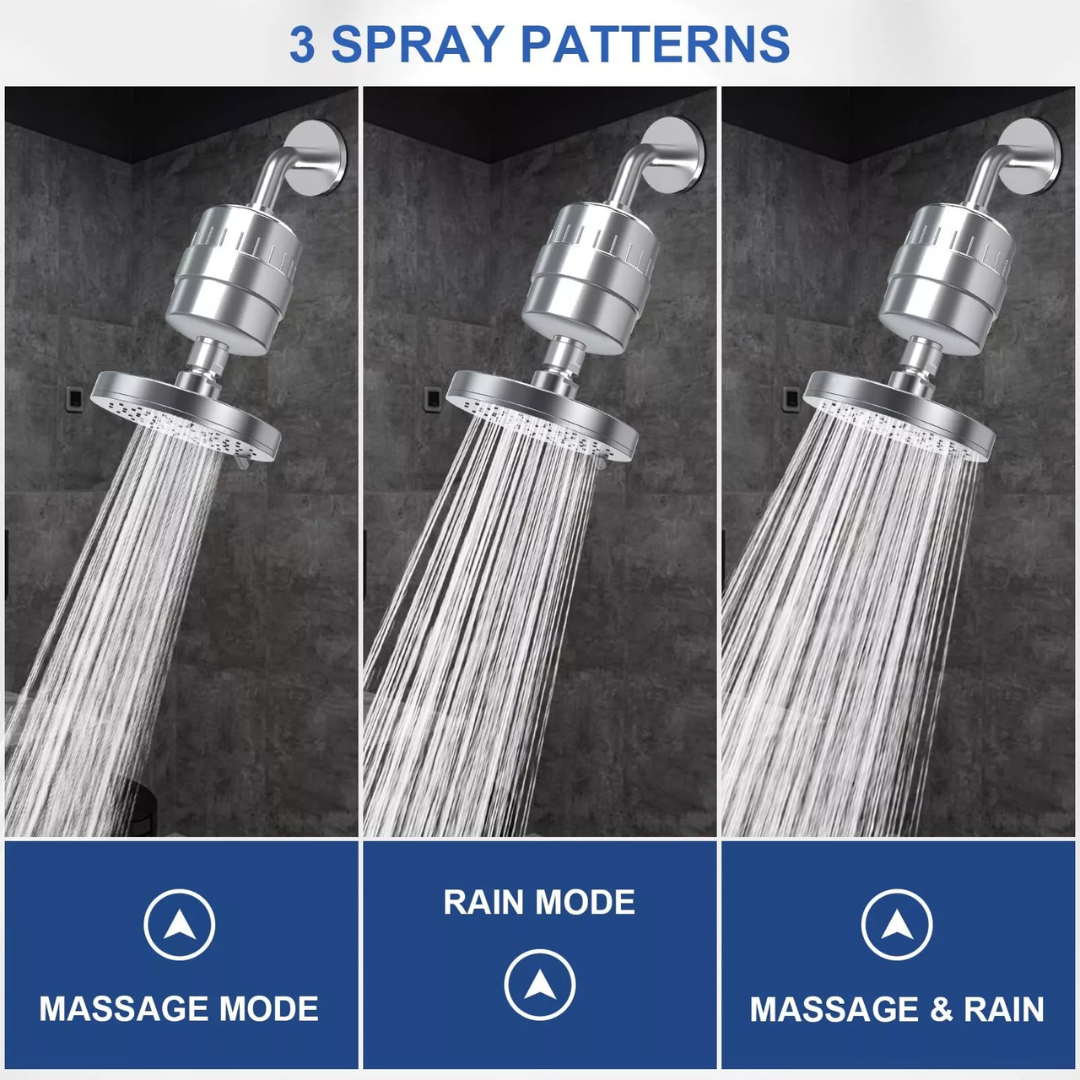 Mosrugs | Filtered Showerhead – Naturally Enhances Skin Radiance & Hair Health