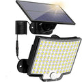 Mosrugs | 106 LED Outdoor Solar Security Light with Motion Sensor – Waterproof Wall Light for Garden, Driveway & Patio