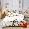 Mosrugs | FlightBloom - Luxurious Floral and Bird Bedding
