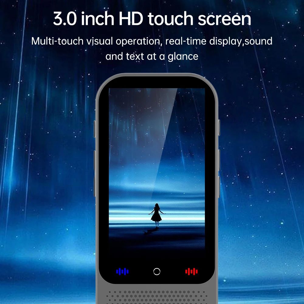 Mosrugs | S80 Pro Portable Language Translator – 138 Language Voice Translation, 16 Offline Modes & ChatGPT Integration