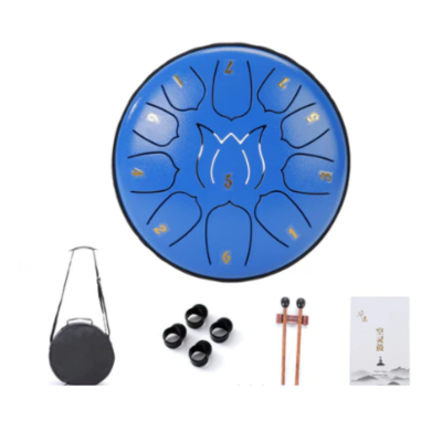 Mosrugs | EchoDrum – Steel Tongue Drum for Meditation, Yoga, and Relaxation