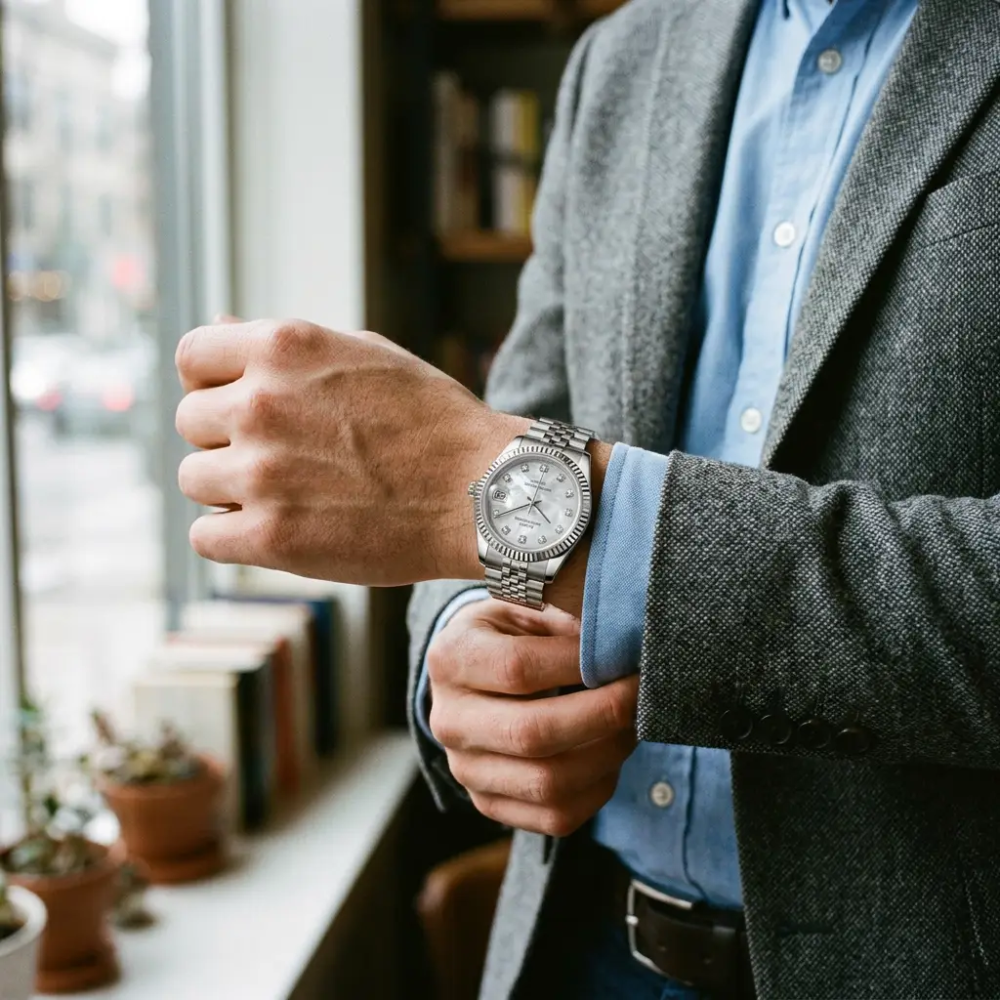 Mosrugs | Stainless Steel Wristwatch | Classic Design