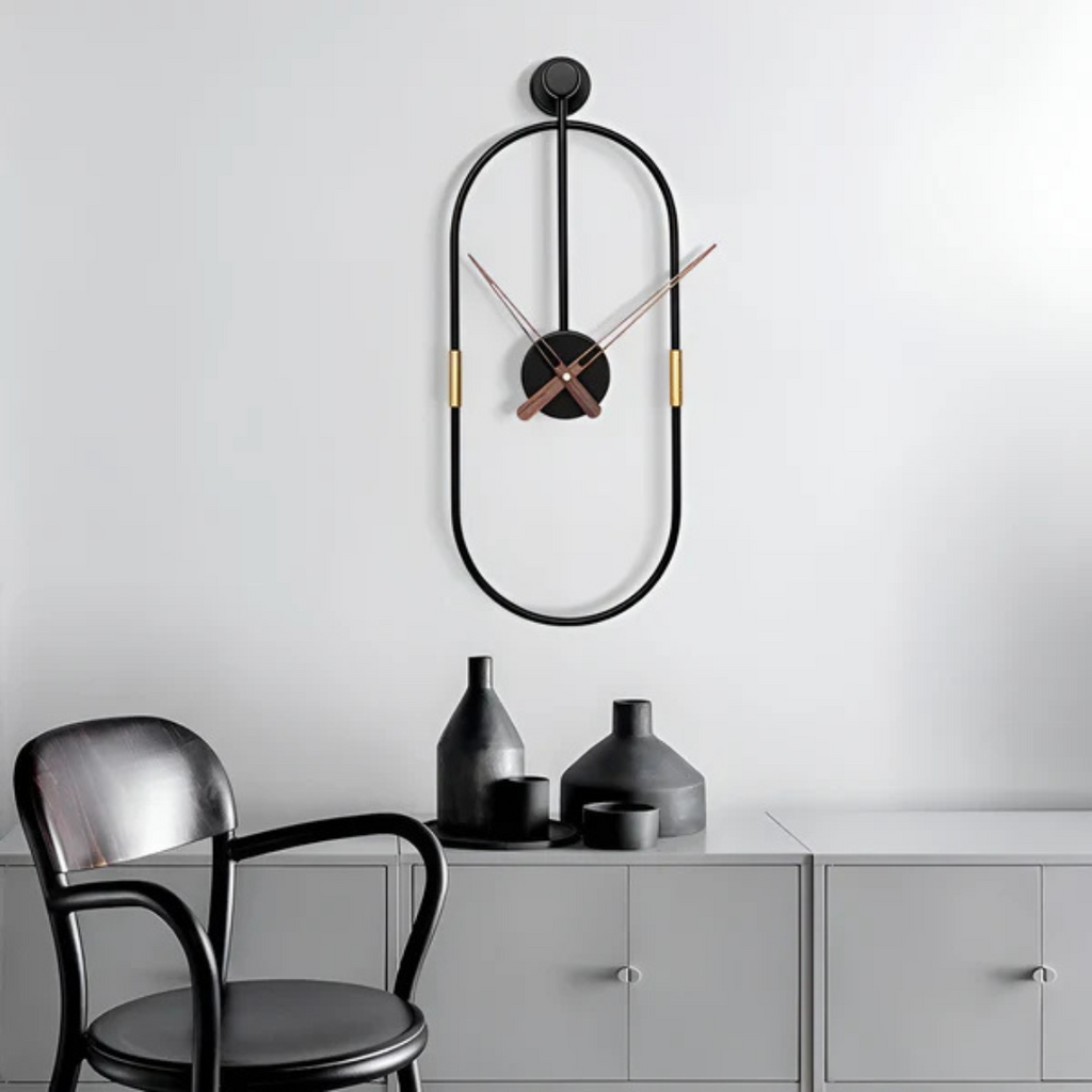 Mosrugs | Artic | Minimalist Large Wall Clock – Modern Decorative Timepiece