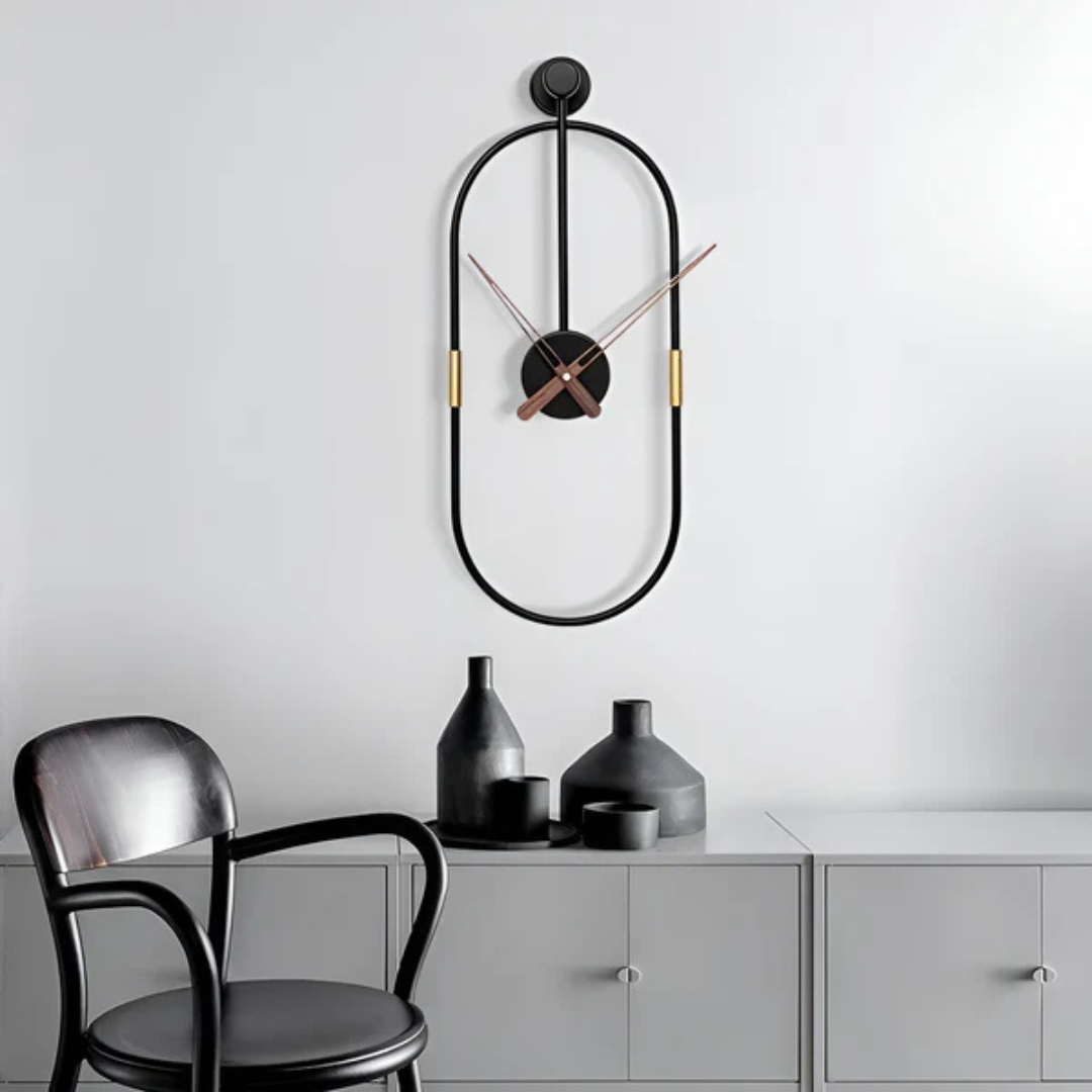 Mosrugs | Artic | Minimalist Large Wall Clock – Modern Decorative Timepiece