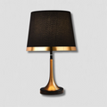 Mosrugs | GiltGlow – Elegant Gold and Black Retro Table Lamp