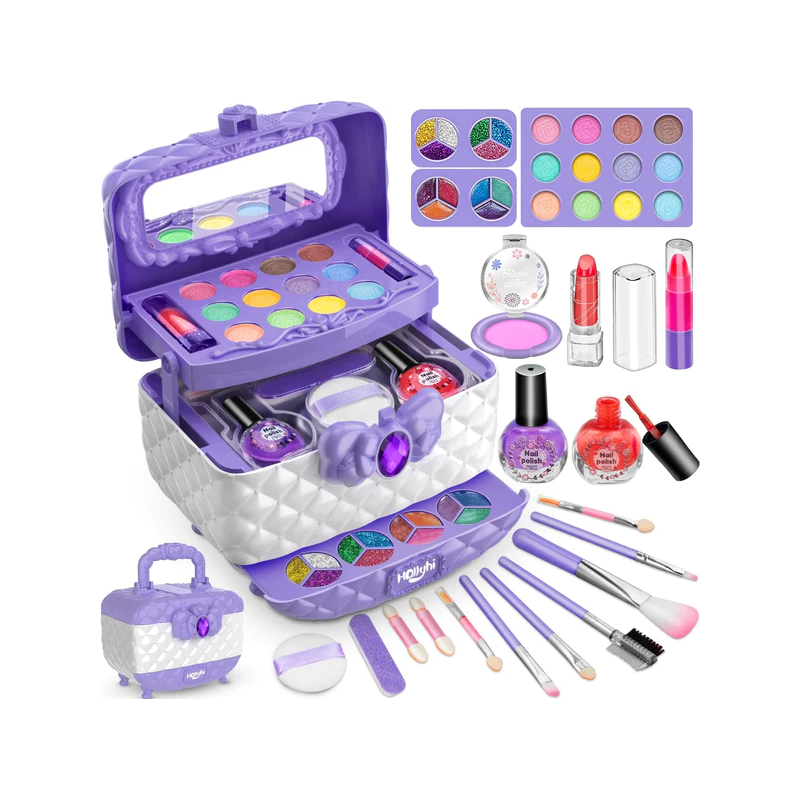 Mosrugs | Princess Glamour – Kids Makeup Play Set | Safe & Fun Pretend Play Kit