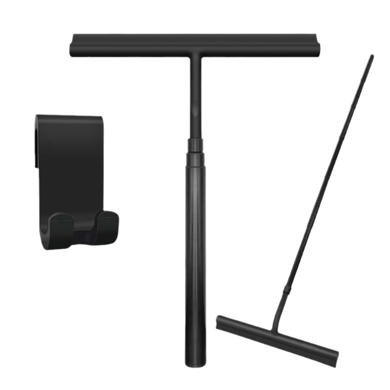 Mosrugs | SaniLuxe Telescopic Shower Squeegee – Comfortable & Efficient Bathroom Cleaning Tool