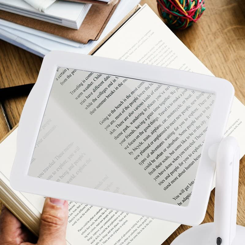 Mosrugs | Hands-Free LED Desk Magnifier – 3X Magnification for Precision Work
