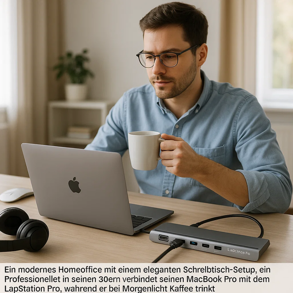 Mosrugs | LapStation Pro – 11-in-1 USB-C Laptop Docking Station with HDMI, Ethernet & SD Card Ports