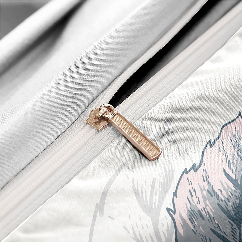 Mosrugs | PetalFlight - Soft Floral and Bird Bed Linen