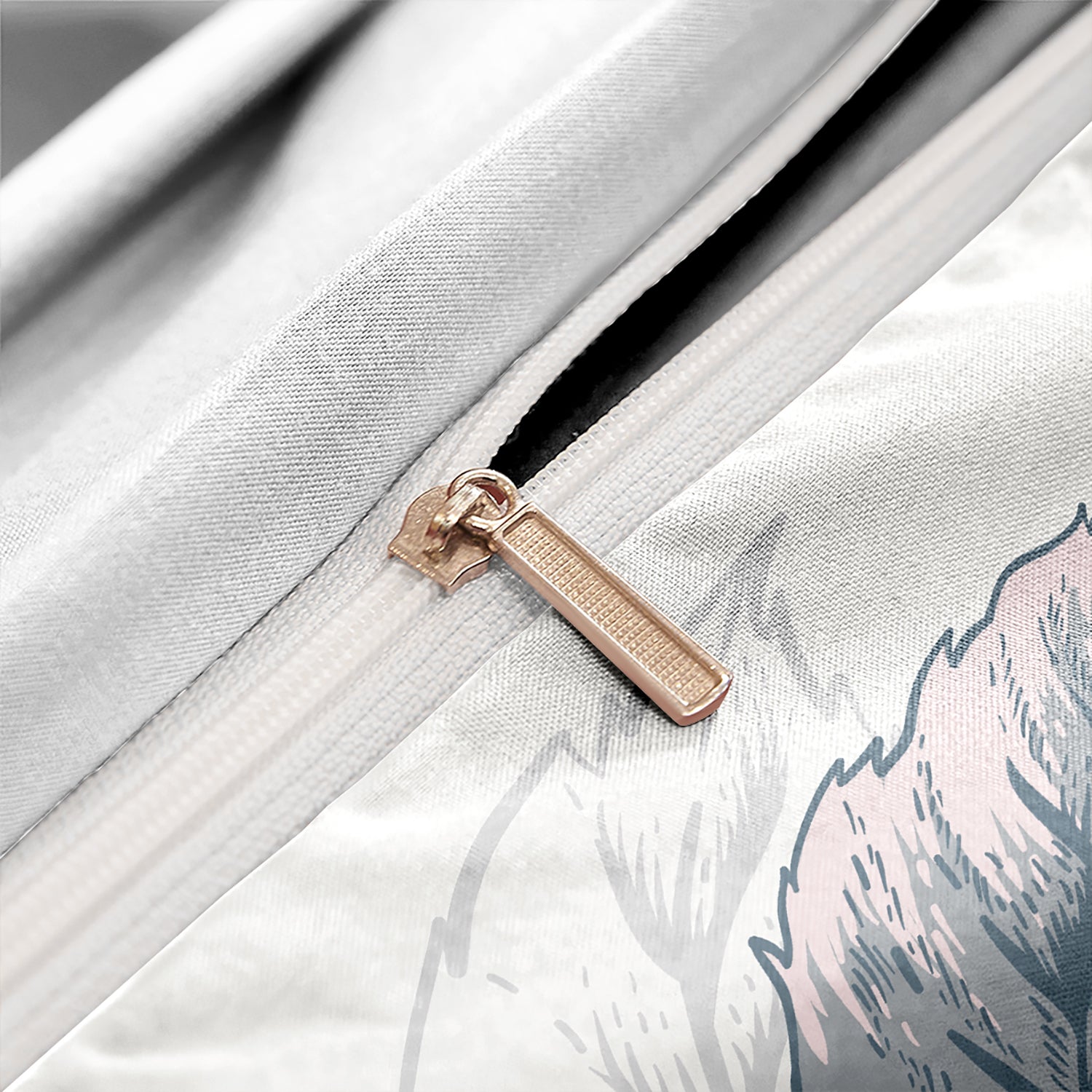 Mosrugs | PetalFlight - Soft Floral and Bird Bed Linen