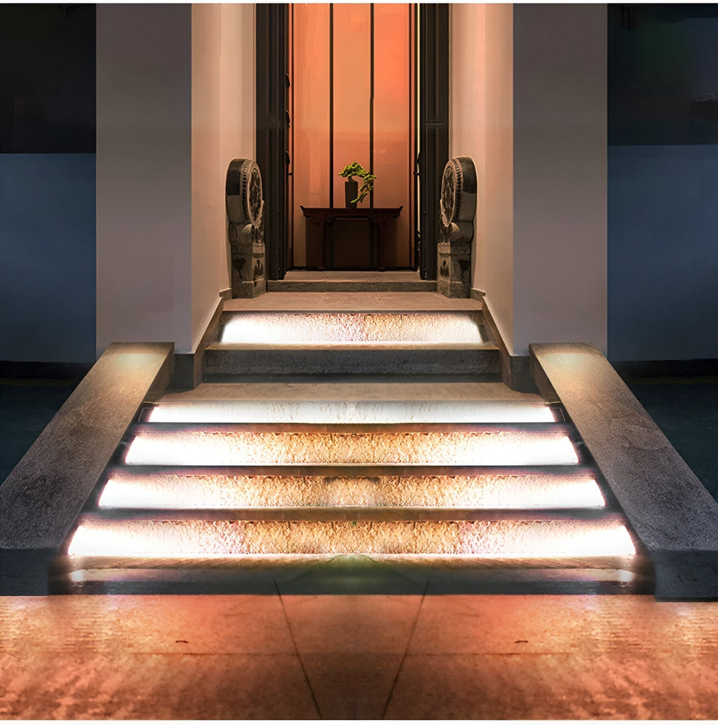 Mosrugs | 2-Pack Triangular Solar Step Lights – IP67 Waterproof LED Outdoor Garden Lights