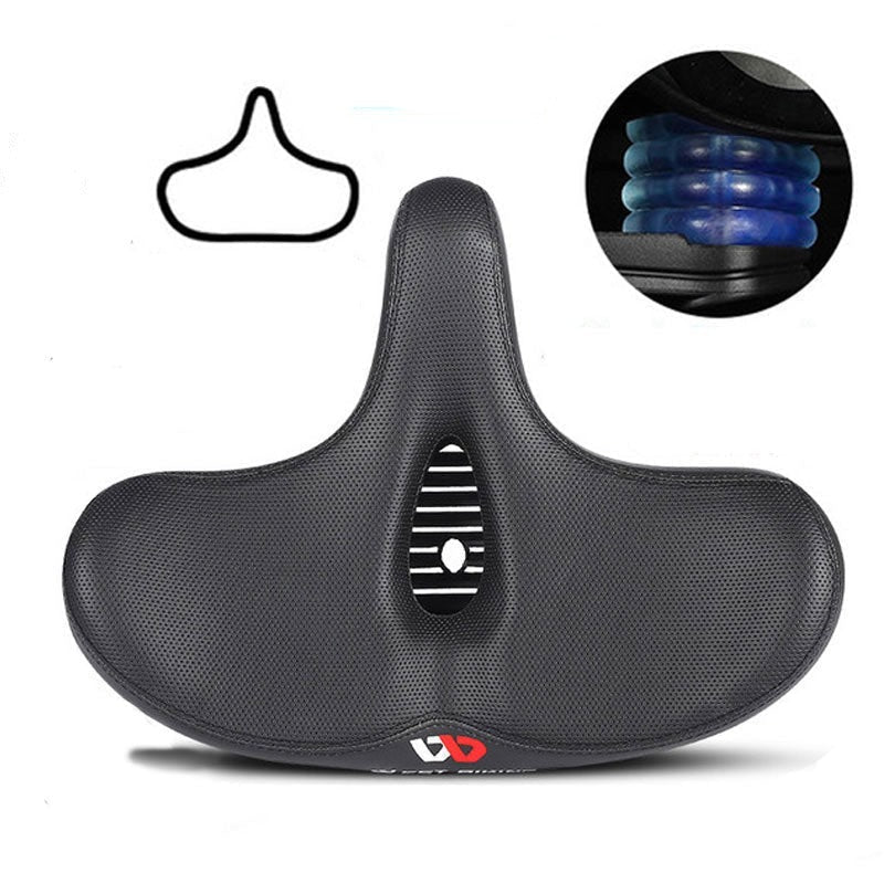 Mosrugs | RideEase - Extra Wide & Breathable Comfortable Bike Saddle, Ergonomic Bicycle Seat