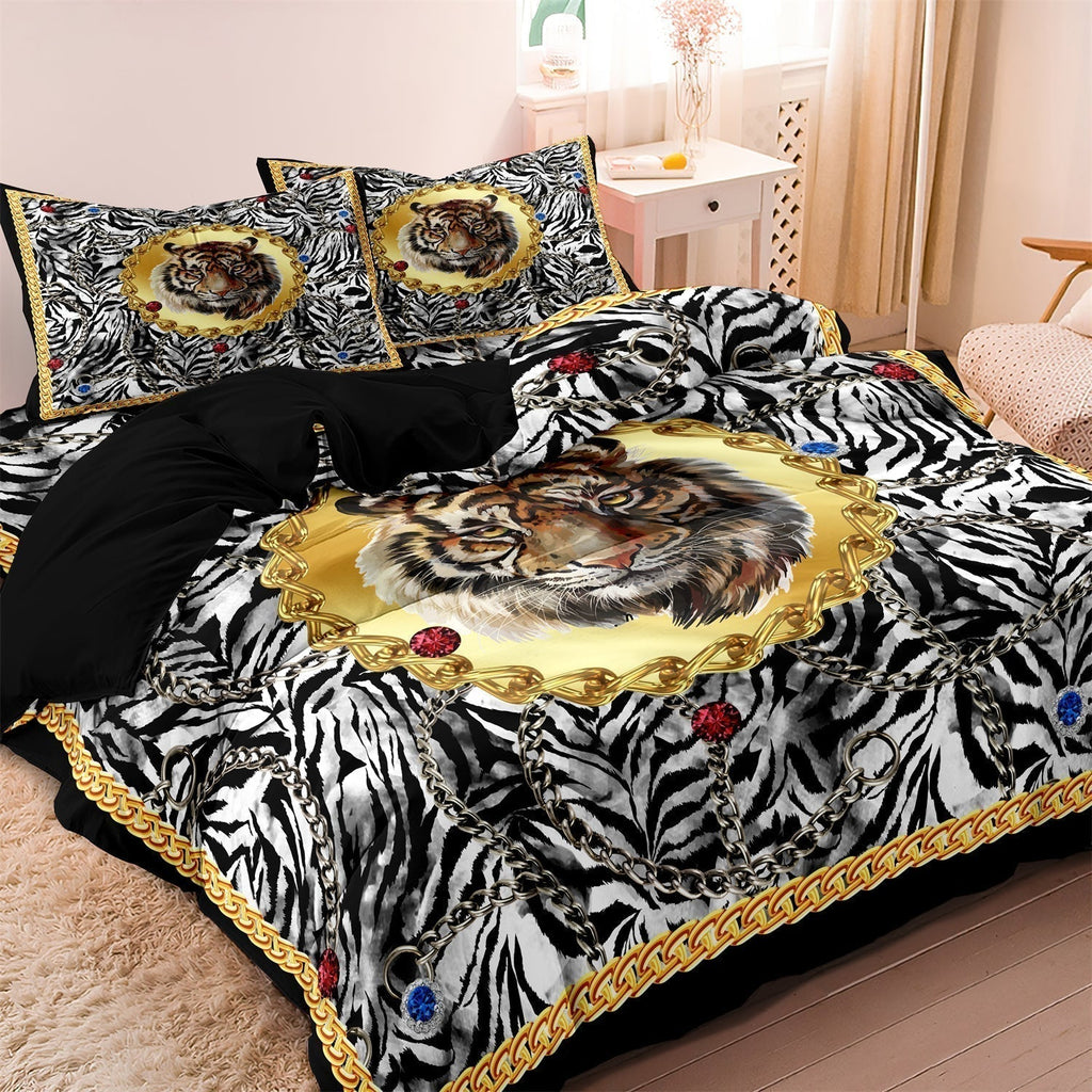 Mosrugs | SavannaRoar - Tiger-Inspired Kids' Bedding