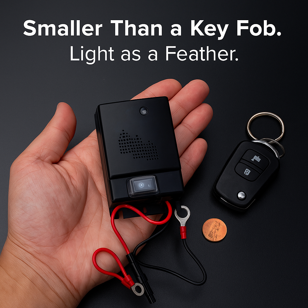Mosrugs | Ultrasonic Car Mice Repeller | Portable. Self-Powered & Effective for Vehicle Protection Against Rodents