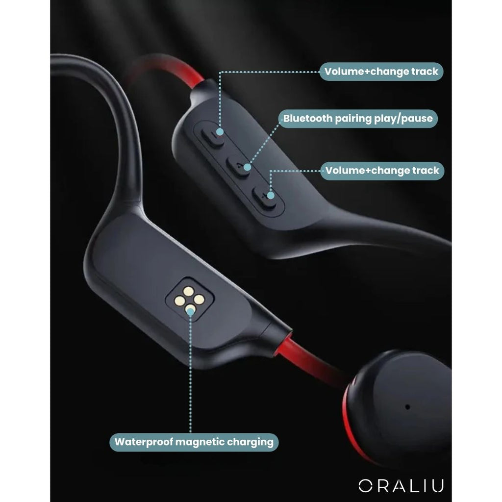 Mosrugs | Bone Conduction Headphones – Safe & Wireless for Running & Cycling