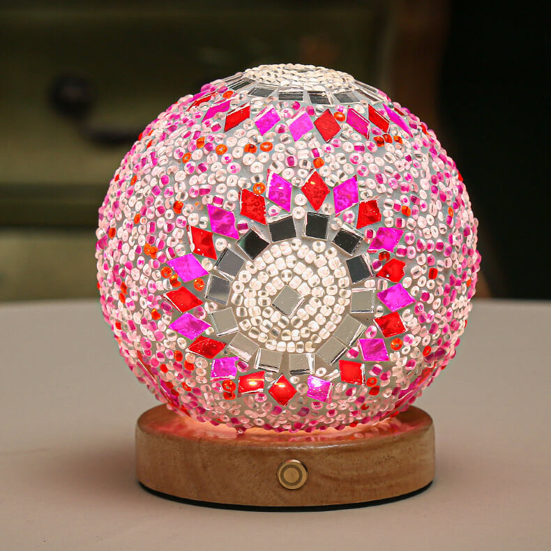 Mosrugs | BohoGlow – Modern Bohemian Table Lamp with USB Charging